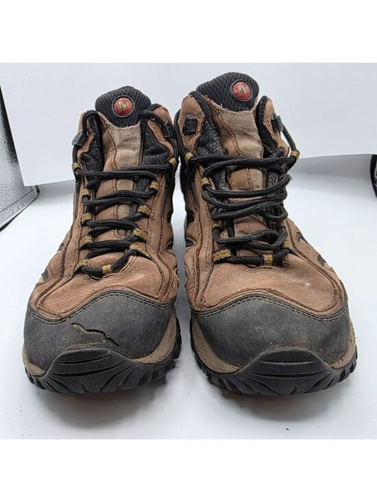 Merrell Radius Mid Mens Size 9 Cocoa Brown Waterproof Hiking Boots Camping main image 12